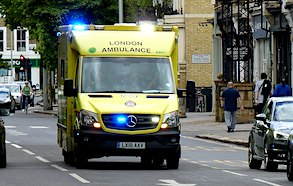 NHS Ambulance in London