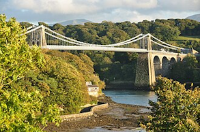 Menai Suspension Bridge. Credit: Nilfanion