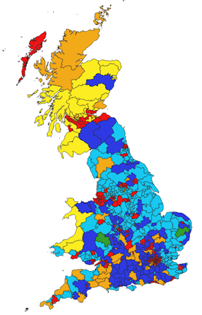 GB Seat Prediction Map April 2025